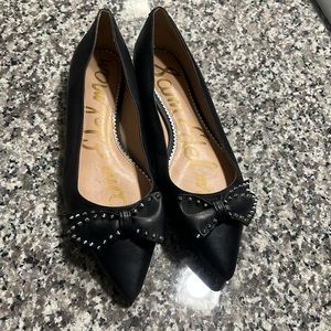 Sam Edelman studded black flats